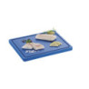 Griešanas dēlis 325 x 265 mm - Zils - 20 mm biezums - Bartscher