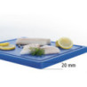 Griešanas dēlis 325 x 265 mm - Zils - 20 mm biezums - Bartscher