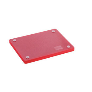 Griešanas dēlis 325 x 265 mm - Sarkans - 20 mm biezums - Bartscher