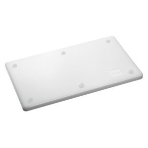 Griešanas dēlis 530 x 325 mm - Balts - 20 mm biezums - Bartscher