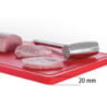 Griešanas dēlis 530 x 325 mm - Sarkans - 20 mm biezums - Bartscher