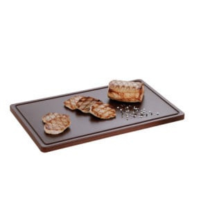 Griešanas dēlis 530 x 325 mm - Brūns - 20 mm biezums - Bartscher