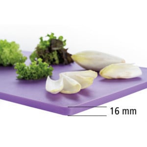 Planšete griešanai 600 x 400 mm - Violeta - 16 mm biezums - Bartscher