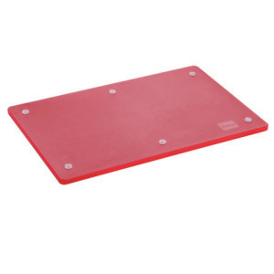 Griešanas dēlis 600 x 400 mm - Sarkans - 16 mm biezums - Bartscher