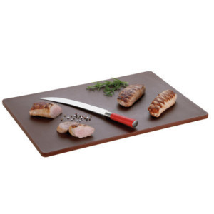 Griešanas dēlis 600 x 400 mm - Brūns - 16 mm biezums - Bartscher
