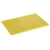 Griešanas dēlis 600 x 400 mm - Dzeltens - 16 mm biezums - Bartscher
