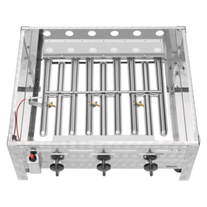 Grill Combiné à Gaz - 3 Brûleurs