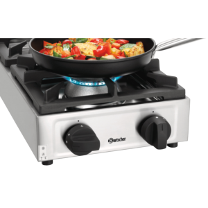 Gāzes plīts ar 2 degļiem - 11000 W