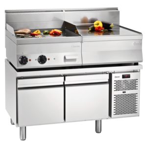 Positive Refrigerated Table 2 Doors GN 1/1 with Undercounter