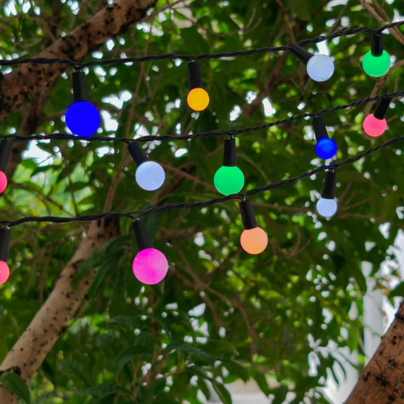 Solar Multicolor Light Garland 9.9 m - Billy RGB - Lumisky