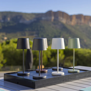 Indukcijas uzlādes paliktnis 6 galda lampām - Kelly Plate - Lumisky