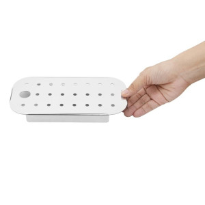 Egouttoir en Inox - GN 1/4 - Gastronoble