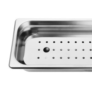 Egouttoir en Inox - GN 1/4 - Gastronoble