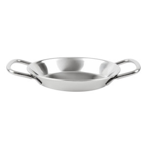 Mini Paella trauks no nerūsējošā tērauda 120mm - Gastronoble