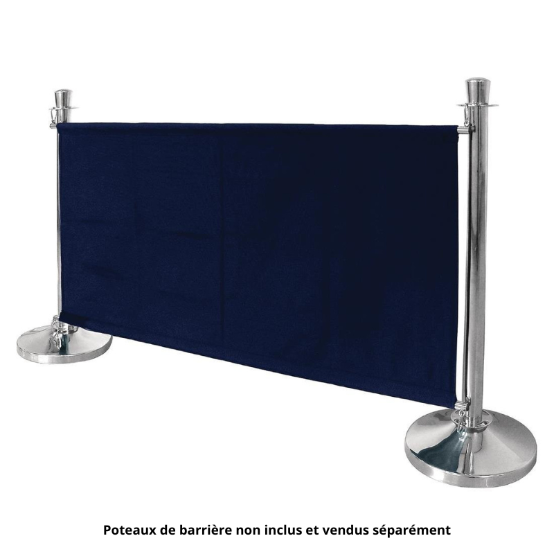 Barrière En Toile Bleu Foncé - Bolero - Fourniresto Barrière En Toile Bleu Foncé - Bolero - Fourniresto