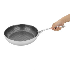 Sauteuse no nerūsējošā tērauda 28 cm - Gastronoble