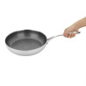 Sauteuse no nerūsējošā tērauda 24 cm - Gastronoble