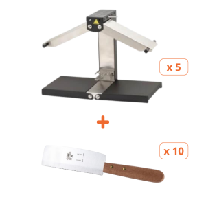 Pack Brezières Basalte et Couteaux à Raclette - Tellier