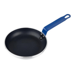 Alumīnija nelipīga panna ar teflona pārklājumu, zila roktura, 20 cm - Gastronoble