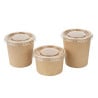 Couvercles en PET Fiesta Recyclable Pour Pots à Sauce - Lot de 1000