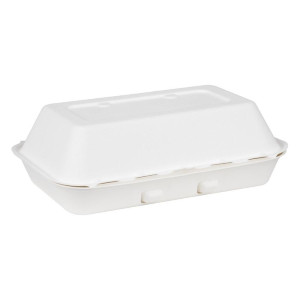 Barības paplātes no bagases Fiesta kompostējamas 400x335mm - komplekts 200 - Fiesta Green