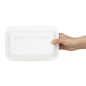 Barības paplātes no bagases Fiesta kompostējamas 400x335mm - komplekts 200 - Fiesta Green