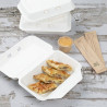Barības paplātes no bagases Fiesta kompostējamas 400x335mm - komplekts 200 - Fiesta Green