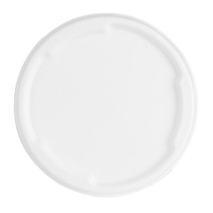 Kompostējami Bagasse Fiesta vāki 750/900 ml bļodām - 50 gab. komplekts - Gastronoble
