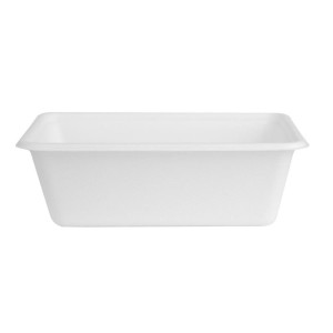 Barības trauki no bagases Fiesta kompostējami 800ml - Komplekts 100 - Fiesta Green