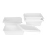 Kompostējamas bagases pārtikas paplātes 650ml - 100 gab. komplekts - Gastronoble