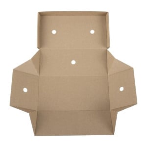 Rectangular Folding Burger Boxes - Pack of 100 - Fiesta Green