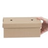 Rectangular Folding Burger Boxes - Pack of 100 - Fiesta Green
