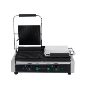 Grill Panini Double - Rievotas Plāksnes - Dynasteel