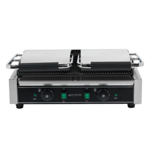 Grill Panini Double - Rievotas Plāksnes - Dynasteel