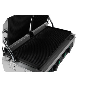 Grill Panini Double - Rievotas Plāksnes - Dynasteel