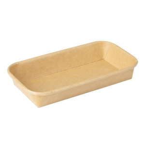 Pārstrādājamas suši paplātes 220 x 137 mm - komplekts 300 - Fiesta Green