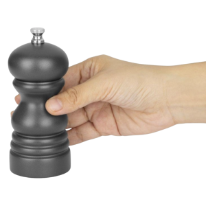 Pelēks koka sāls vai piparu dzirnaviņas - 125 mm