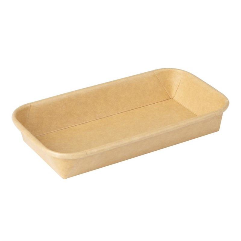 Barquetas suši pārstrādājamas 255 x 181 mm - Komplekts 300 - Fiesta Green