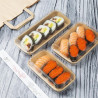 Couvercles PET Barquettes à Sushi GEHX287 - Partija 300 - Fiesta Green