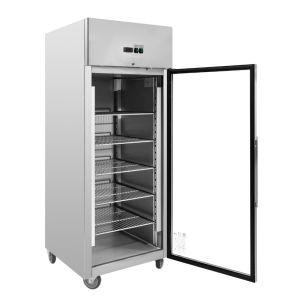 Ar stiklotais pozitīvais ledusskapis - 650 L - Dynasteel