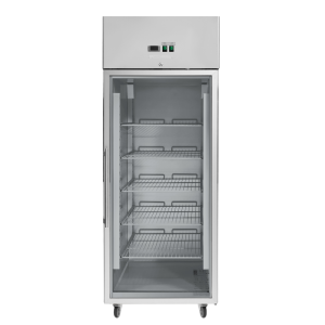 Ar stiklotais pozitīvais ledusskapis - 650 L - Dynasteel
