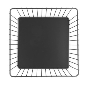 Panier Carré Metallique 230 x 230 mm - Olympia