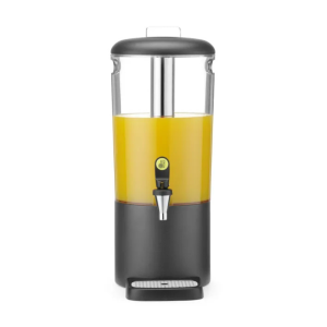 UNIQ 8 L Fruit Juice Fountain - Black - HENDI