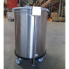 Stainless Steel Trash Can with Pedal - 100 L - Dynasteel