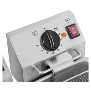 Friteuze Profesionāla 2 x 4 L - Dynasteel