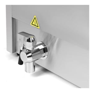 Friteuse Professionnelle 2 x 8 L avec Vidange - Dynasteel