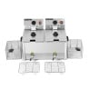 Friteuse Professionnelle 2 x 8 L avec Vidange - Dynasteel