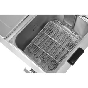Friteuse Professionnelle 2 x 8 L avec Vidange - Dynasteel