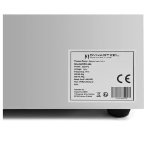 Profesionāla fritēšanas iekārta Premium 2 x 8 L ar iztukšošanu - Dynasteel