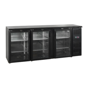 Arrière-Bar Réfrigéré 3 Portes Vitrées - 442 L | TEFCOLD CBC310G